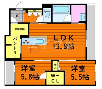 間取図 フローラ