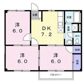 間取図 ハイブリッジ錦Ａ