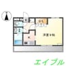 ブリーズ・ガーデン 1Kの間取り
