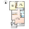 ラフィーク 2LDKの間取り