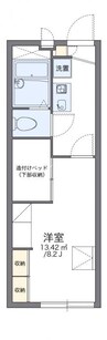 レオパレスアロハＡ 1Kの間取り