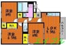 セジュールユウキ 3LDKの間取り