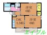 ETOIR 2DKの間取り