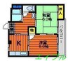 川崎ビル 2DKの間取り
