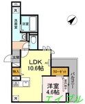 RESIDENCE阿知の間取図