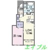 ラヴィベールアイ　Ⅱ 1LDKの間取り