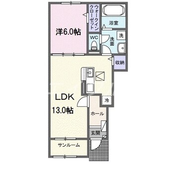 間取図 ラヴィベールアイ　Ⅰ