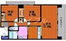 LAB La CORE　新屋敷 2LDKの間取り