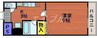 オオキタコーポレーションビル 1Kの間取り