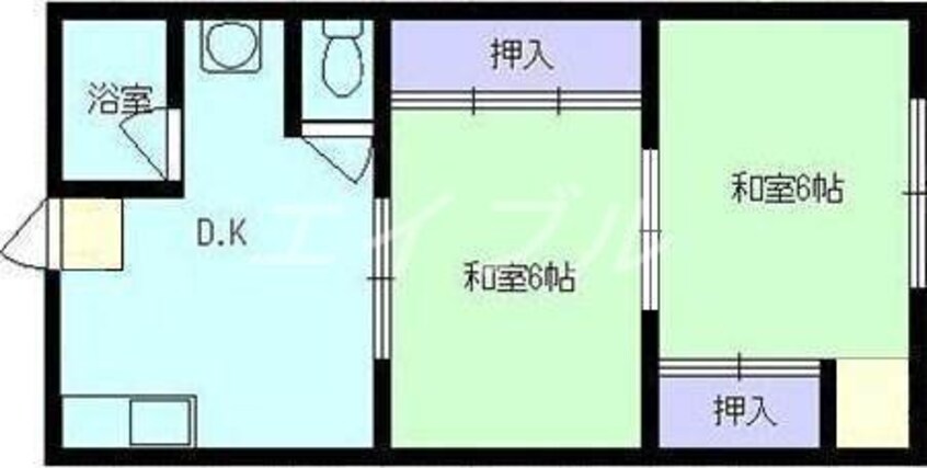 間取図 箕島コーポ