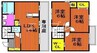 グリーンコーポ板谷Ｄ棟 3LDKの間取り
