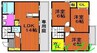 グリーンコーポ板谷Ｄ棟 3LDKの間取り
