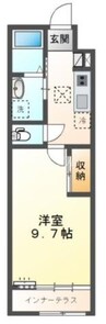 ラディッシュ 1Kの間取り