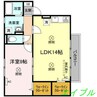ペンテニューン 1LDKの間取り