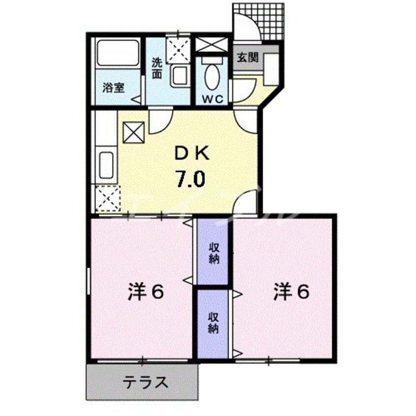 間取図 アンペルシェ