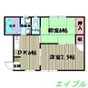 メゾンナンバ 2DKの間取り