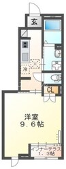 ドリームヒルズ 1Kの間取り