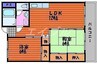 ビューラーサンライズ 2LDKの間取り