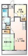 パープルメゾン 2LDKの間取り