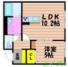 ジュモーレ 1LDKの間取り