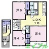 サンライズ２１ 3LDKの間取り