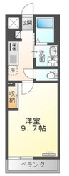 ガーデン 1Kの間取り