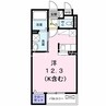 カーサ　サッジオ 1Rの間取り