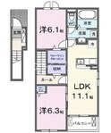 サンシャインヒルズⅢ　Ａの間取図