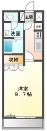マナ・ハウス 1Kの間取り