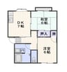 エントピア当新田D 2DKの間取り