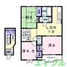 サンライズＢ 3LDKの間取り