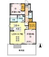 ステラ 2LDKの間取り