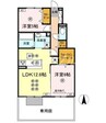 ステラ 2LDKの間取り