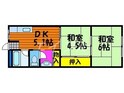 森本アパートの間取図