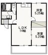 パインパレス　Ｇ 2LDKの間取り