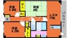ホーフパルク 3LDKの間取り