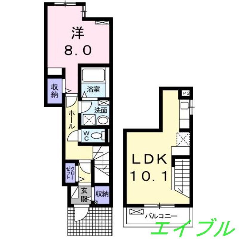 間取り図 アリアキャメルⅠ