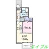 アスカ　Ｂ 1LDKの間取り