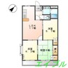 エランドールⅡ 3LDKの間取り