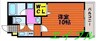 Friend　Court　岡山医大東 1Kの間取り