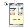 フェアリー壱の口Ａ 1Kの間取り