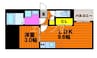 REGALEST　三波 1LDKの間取り