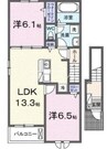 Ｍｏｄｅ　Ｅｉｇｈｔ　Ⅳ 2LDKの間取り