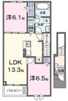 Ｍｏｄｅ　Ｅｉｇｈｔ　Ⅳ 2LDKの間取り