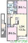 Ｍｏｄｅ　Ｅｉｇｈｔ　Ⅳ 2LDKの間取り
