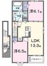 Ｍｏｄｅ　Ｅｉｇｈｔ　Ⅳ 2LDKの間取り