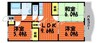 パスィフィーク 3LDKの間取り