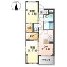 プラッツ・ユーⅤ 2DKの間取り