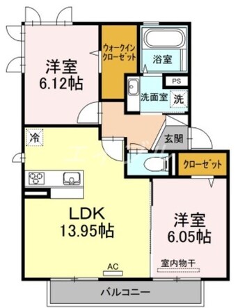 間取図 ヴァン　ベール