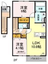 SUNBELS 2LDKの間取り
